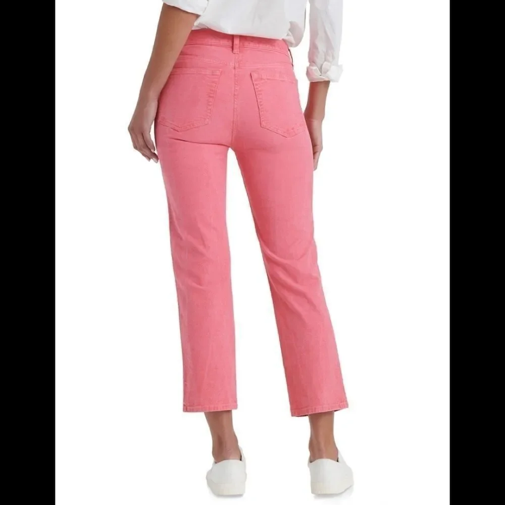 Lucky Brand pink Lola Skinny Mid Rise Slim fit Cropped ankle Jean Sz 28
